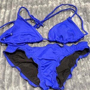 Hanes Royal Blue Bikini Set